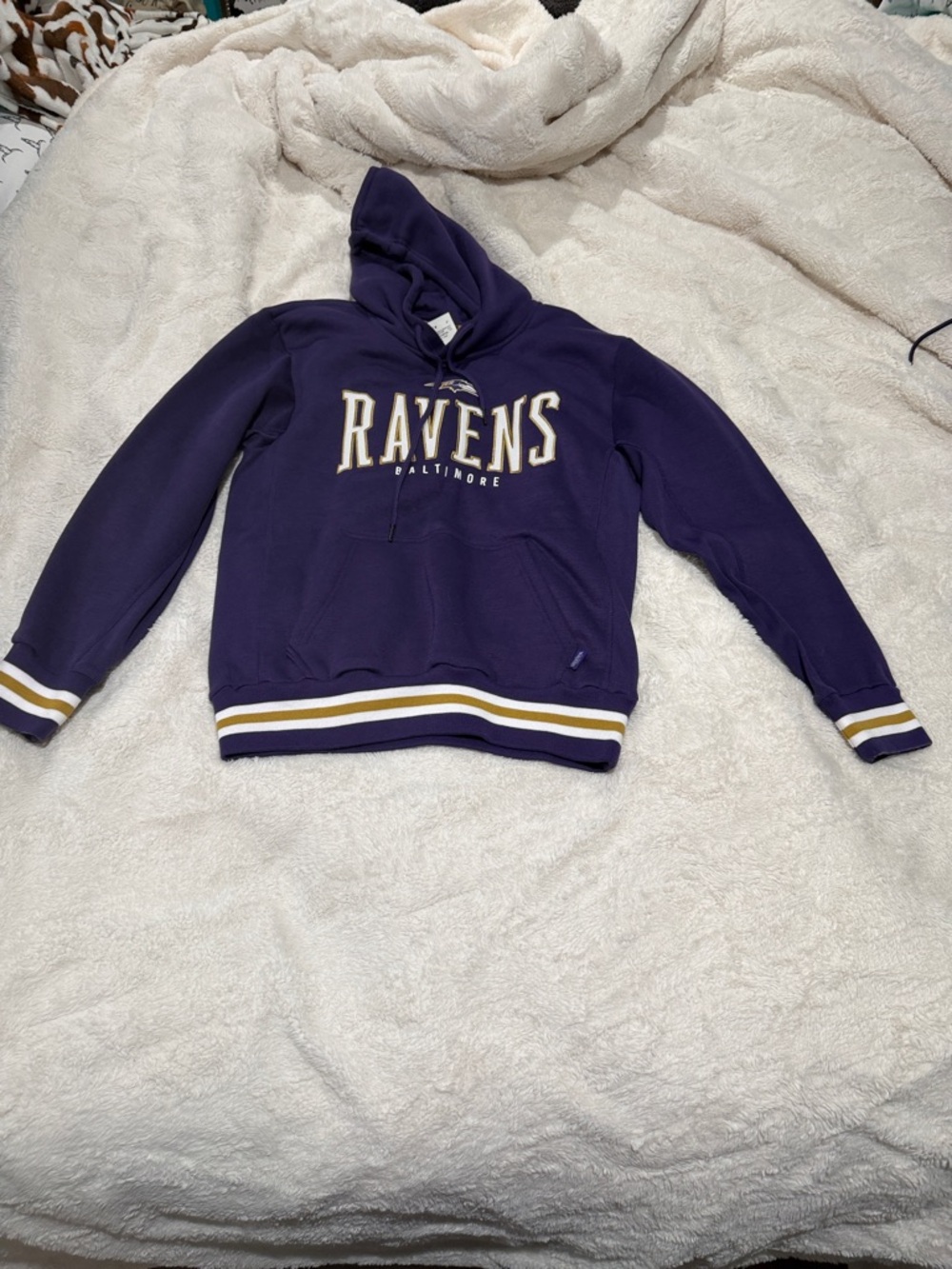 NFL Baltimore Ravens Purple and Gold Hoodie